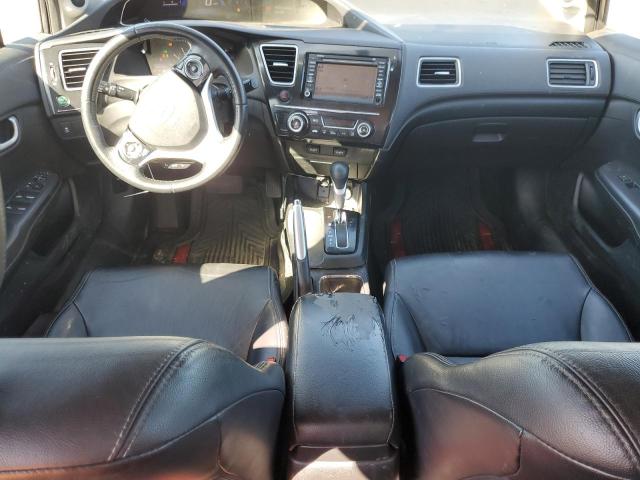 2HGFB2F90DH554874 - 2013 HONDA CIVIC EXL ნაცრისფერი ფოტო 8