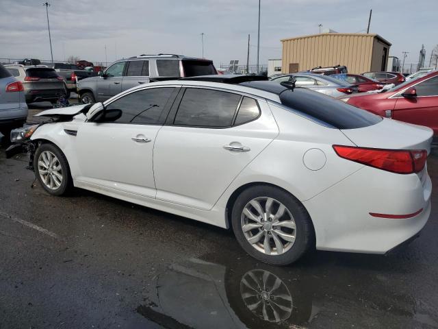 5XXGN4A70EG324364 - 2014 KIA OPTIMA EX WHITE photo 2