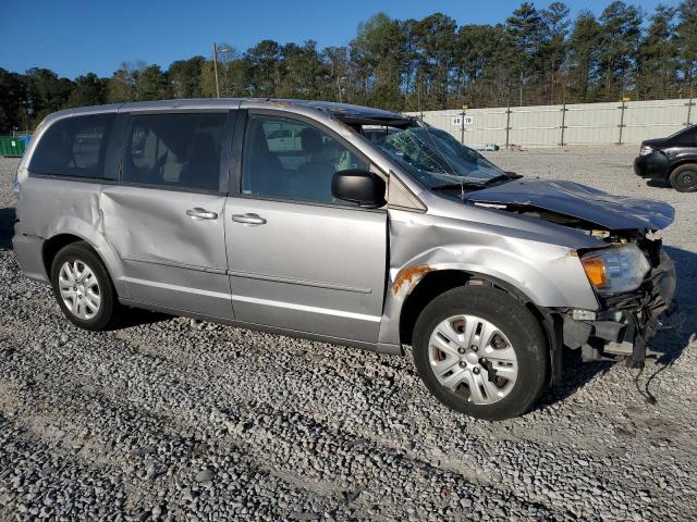 2C4RDGBG9HR666015 - 2017 DODGE CARAVAN SE SILVER photo 4