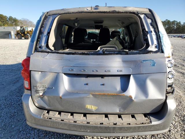 2C4RDGBG9HR666015 - 2017 DODGE CARAVAN SE SILVER photo 6