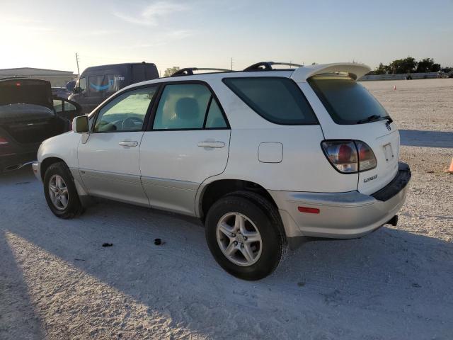 JTJGF10U010113466 - 2001 LEXUS RX 300 WHITE photo 2