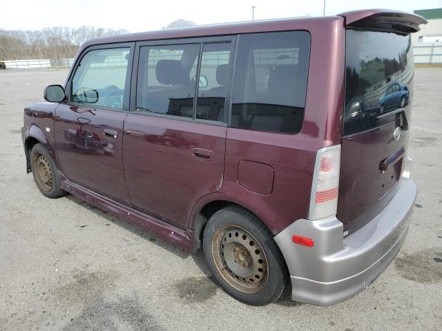 JTLKT334864053230 - 2006 TOYOTA SCION XB BURGUNDY photo 2