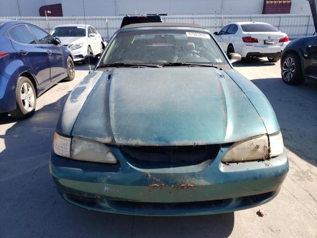 1FALP444XTF232545 - 1996 FORD MUSTANG GREEN photo 5