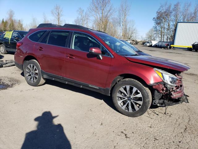 4S4BSANC1G3319150 - 2016 SUBARU OUTBACK 2.5I LIMITED RED photo 4