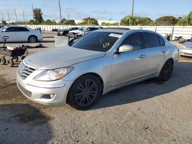 KMHGC4DF1AU072214 - 2010 HYUNDAI GENESIS 4.6L SILVER photo 1