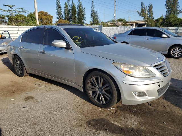 KMHGC4DF1AU072214 - 2010 HYUNDAI GENESIS 4.6L SILVER photo 4