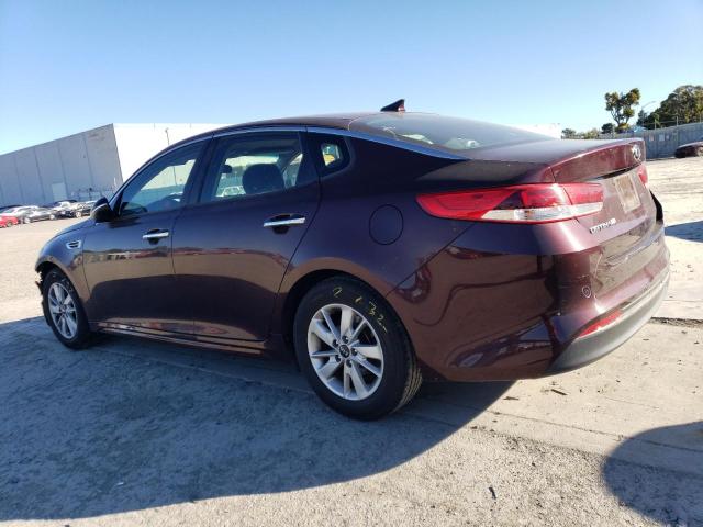 5XXGT4L33JG232207 - 2018 KIA OPTIMA LX BURGUNDY photo 2