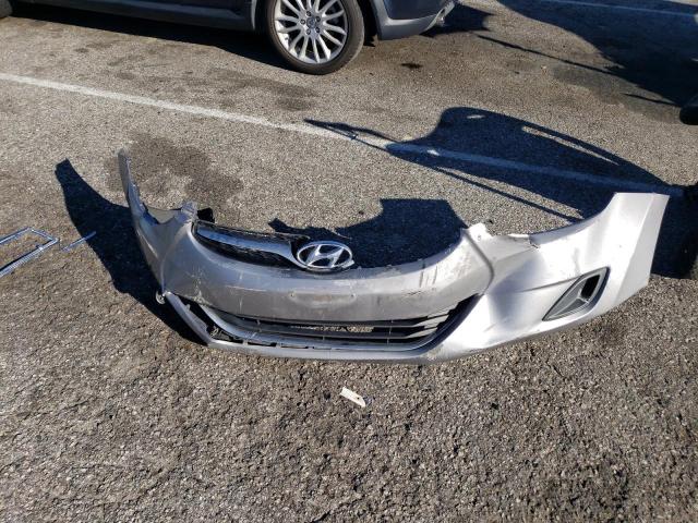 KMHDH4AE9DU731483 - 2013 HYUNDAI ELANTRA GLS SILVER photo 12