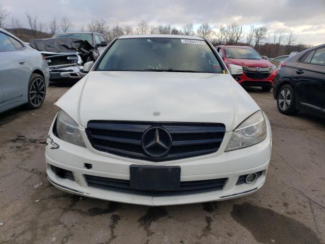 WDDGF8BB8AR107178 - 2010 MERCEDES-BENZ C 300 4MATIC WHITE photo 5