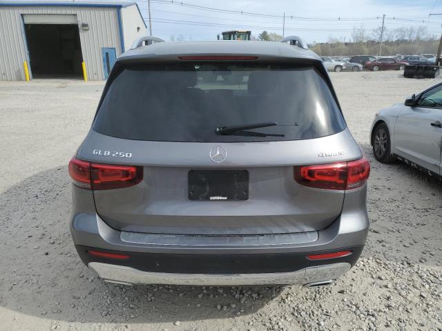 W1N4M4HB6MW090334 - 2021 MERCEDES-BENZ GLB 250 4MATIC GRAY photo 6