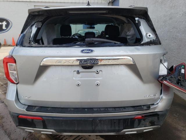 1FMSK8DH9PGB69724 - 2023 FORD EXPLORER XLT SILVER photo 6