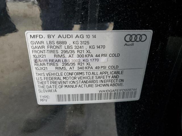WA1DGAFE1FD009744 - 2015 AUDI Q7 PRESTIGE 黑色 照片 13