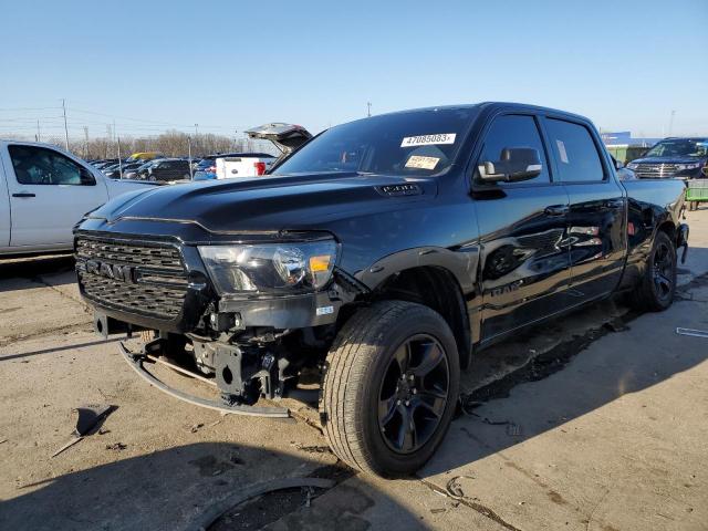 1C6SRFMT6NN204258 - 2022 RAM 1500 BIG HORN/LONE STAR BLACK photo 1