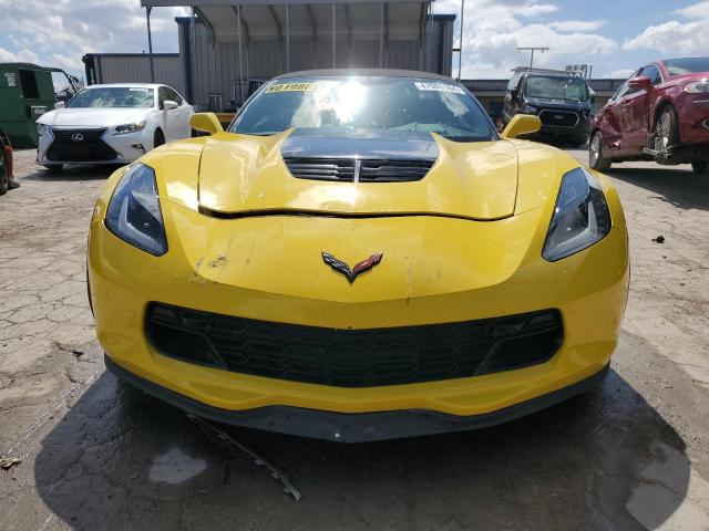 1G1YU3D62H5602199 - 2017 CHEVROLET CORVETTE Z06 3LZ YELLOW photo 5