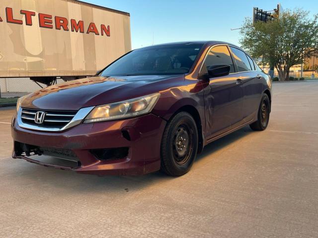 1HGCR2F39FA052232 - 2015 HONDA ACCORD LX MAROON photo 2