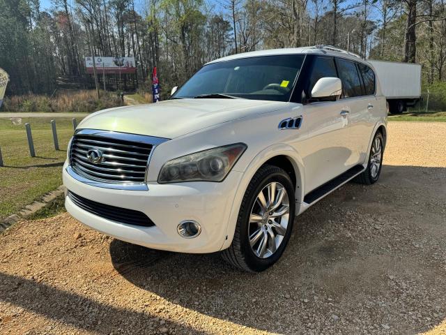 JN8AZ2NE0B9006765 - 2011 INFINITI QX56 WHITE photo 2