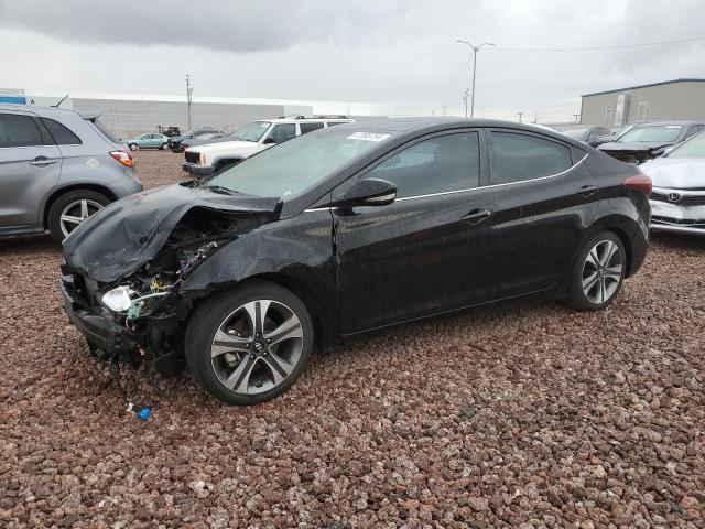 KMHDH4AH7FU321567 - 2015 HYUNDAI ELANTRA SE BLACK photo 1