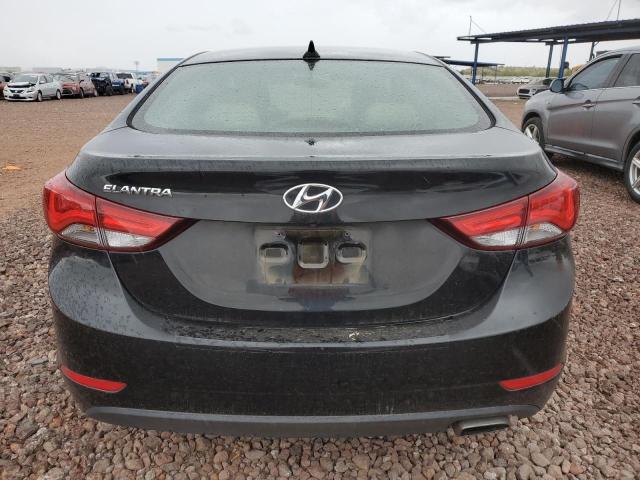 KMHDH4AH7FU321567 - 2015 HYUNDAI ELANTRA SE BLACK photo 6