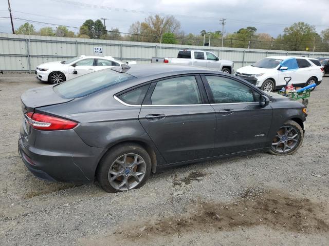 3FA6P0LU5KR121846 - 2019 FORD FUSION SE GRAY photo 3