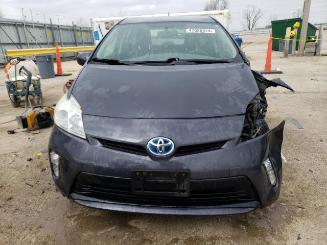 JTDKN3DU0C5473462 - 2012 TOYOTA PRIUS GRAY photo 5