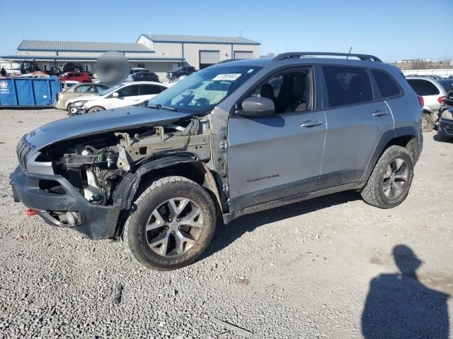 1C4PJMBSXFW786591 - 2015 JEEP CHEROKEE TRAILHAWK SILVER photo 1