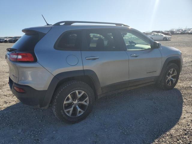 1C4PJMBSXFW786591 - 2015 JEEP CHEROKEE TRAILHAWK SILVER photo 3