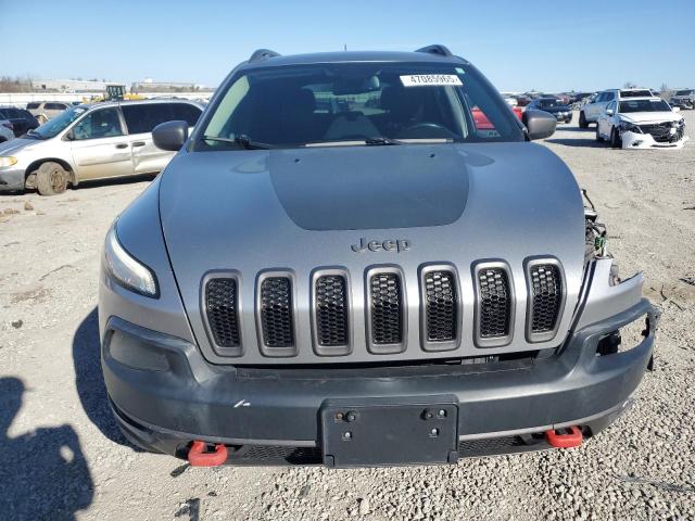 1C4PJMBSXFW786591 - 2015 JEEP CHEROKEE TRAILHAWK SILVER photo 5
