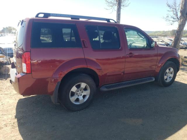 5N1AR18W05C765932 - 2005 NISSAN PATHFINDER LE წითელი ფოტო 3