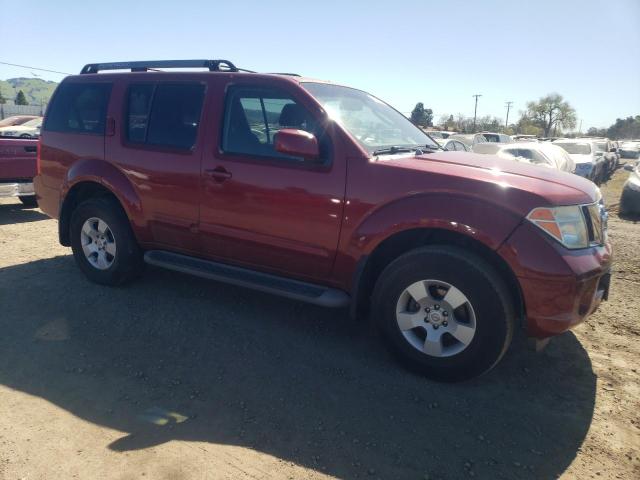 5N1AR18W05C765932 - 2005 NISSAN PATHFINDER LE წითელი ფოტო 4