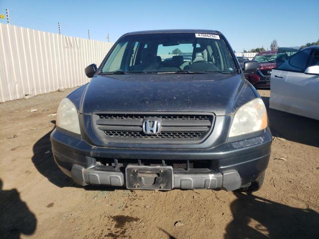 2HKYF18113H558726 - 2003 HONDA PILOT LX GRAY photo 5