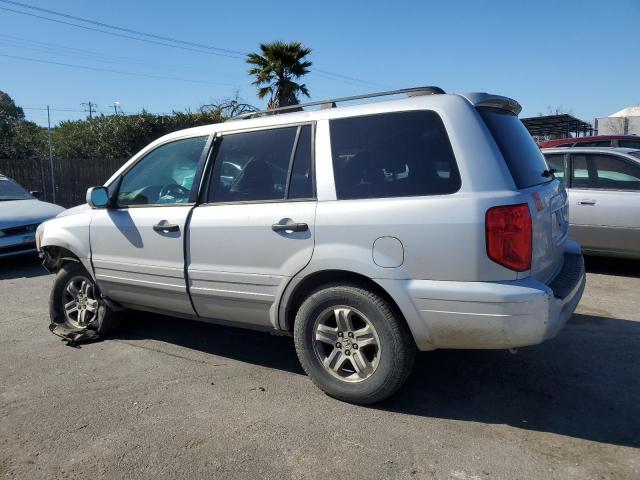 2HKYF18534H504378 - 2004 HONDA PILOT EXL SILVER photo 2