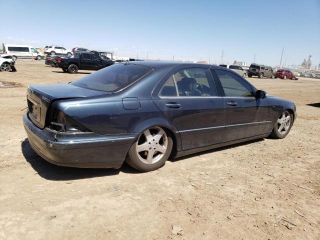 WDBNG75J75A435612 - 2005 MERCEDES-BENZ S 500 BLUE photo 3