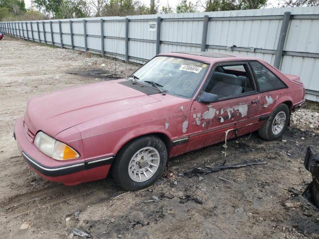 1FABP41AXHF146343 - 1987 FORD MUSTANG LX RED photo 1