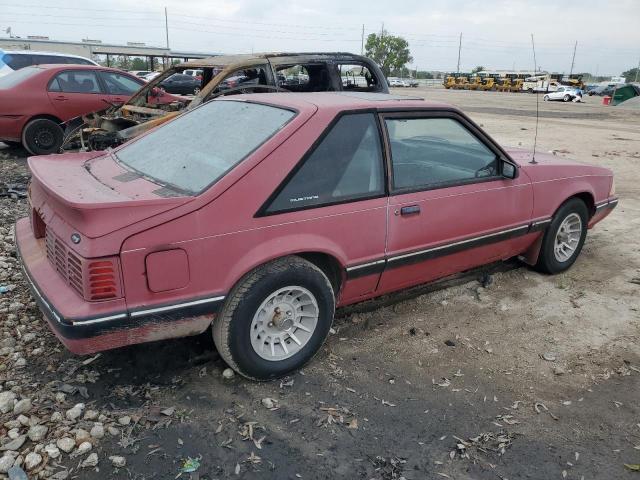 1FABP41AXHF146343 - 1987 FORD MUSTANG LX RED photo 3