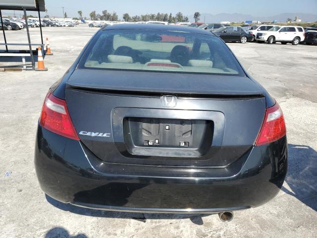 2HGFG116X8H542844 - 2008 HONDA CIVIC LX BLACK photo 6