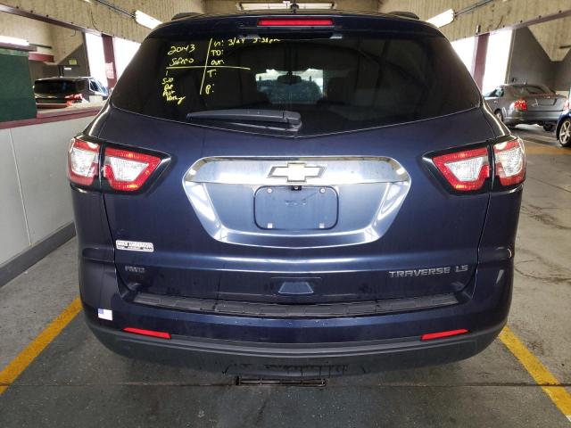 1GNKVFKD4FJ179361 - 2015 CHEVROLET TRAVERSE LS BLUE photo 6