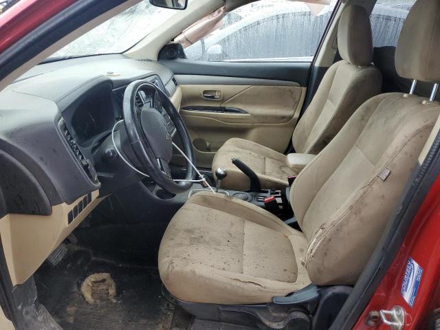 JA4AD3A35GZ036107 - 2016 MITSUBISHI OUTLANDER SE RED photo 7