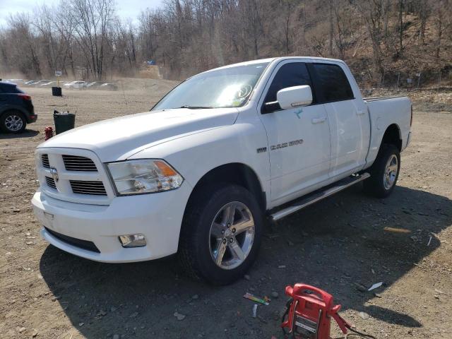 1C6RD7MT4CS122255 - 2012 DODGE RAM 1500 SPORT WHITE photo 1