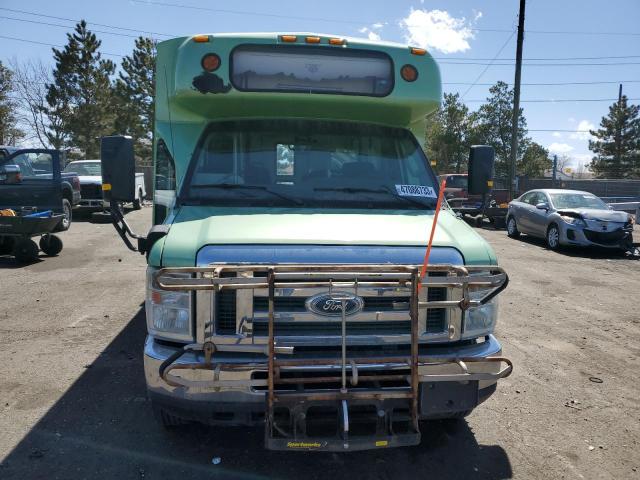 1FDFE4FS9BDA72706 - 2011 FORD ECONOLINE E450 SUPER DUTY CUTAWAY VAN GREEN photo 5