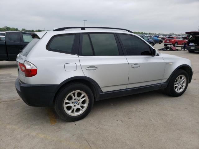 WBXPA73415WC52255 - 2005 BMW X3 2.5I SILVER photo 3