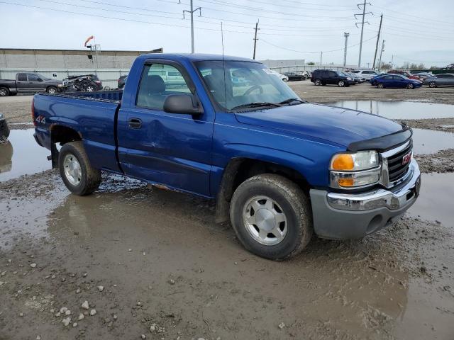 1GTEK14X43Z243145 - 2003 GMC NEW SIERRA K1500 BLUE photo 4