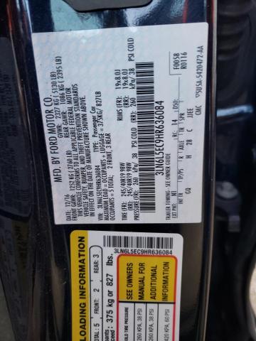 3LN6L5EC9HR636084 - 2017 LINCOLN MKZ RESERVE ლურჯი ფოტო 13