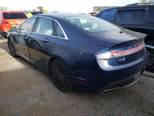 3LN6L5EC9HR636084 - 2017 LINCOLN MKZ RESERVE ლურჯი ფოტო 2