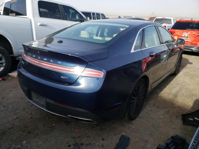 3LN6L5EC9HR636084 - 2017 LINCOLN MKZ RESERVE ლურჯი ფოტო 3