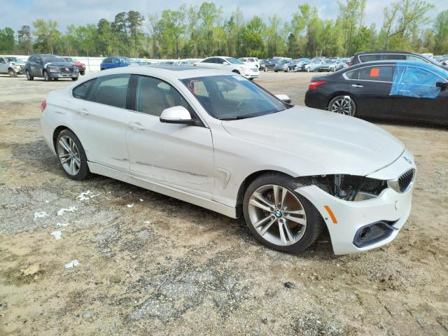 WBA4F7C5XHG786437 - 2017 BMW 128I GRAN COUPE WHITE photo 4
