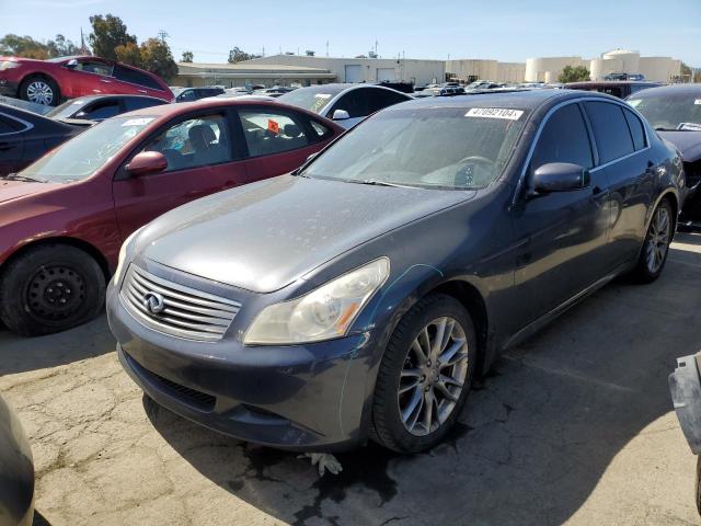 JNKBV61F18M278490 - 2008 INFINITI G35 GRAY photo 1