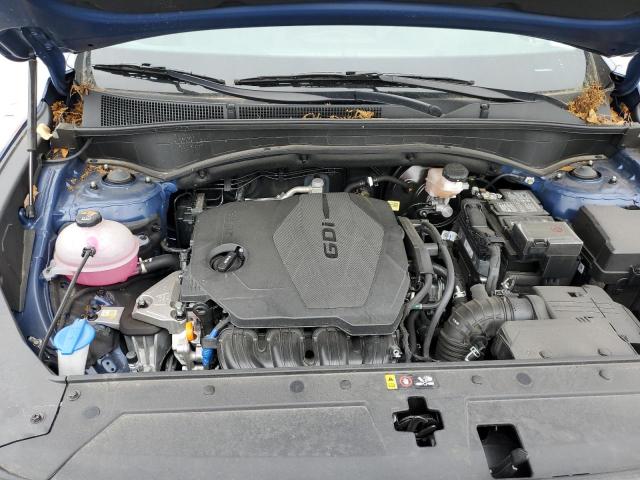 5NMS34AJ1NH404852 - 2022 HYUNDAI SANTA FE SEL Կապույտ լուսանկար 12