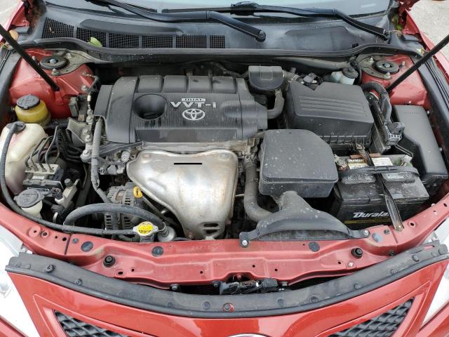 4T1BF3EK1AU069627 - 2010 TOYOTA CAMRY BASE RED photo 11