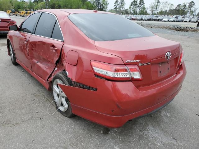 4T1BF3EK1AU069627 - 2010 TOYOTA CAMRY BASE RED photo 2