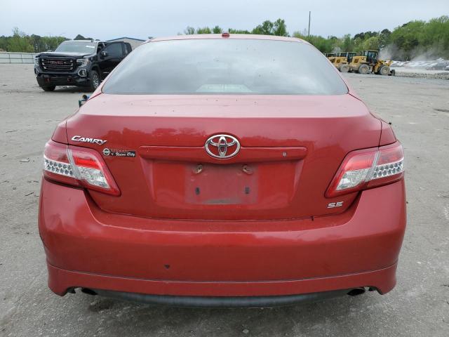 4T1BF3EK1AU069627 - 2010 TOYOTA CAMRY BASE RED photo 6